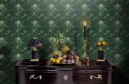 Обои 40132 VERT фото в интерьере гостиной превью