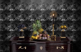 Обои 464 NOIR фото в интерьере гостиной превью