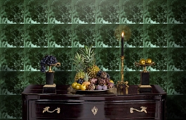 Обои 464 VERT фото в интерьере гостиной превью