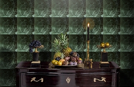 Обои 564 VERT фото в интерьере гостиной превью