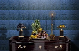 Обои 8(4) фото в интерьере гостиной превью