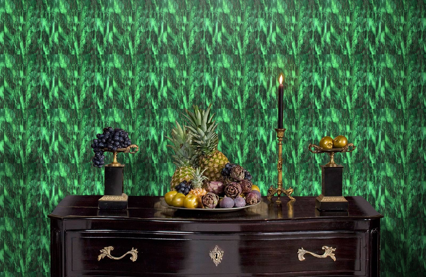 Обои GEORGES-SAND-P_-06 фото в интерьере гостиной