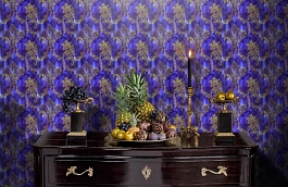 Обои GEORGES-SAND-P_-15 фото в интерьере гостиной превью