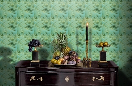 Обои HERNANI-P-04 фото в интерьере гостиной превью