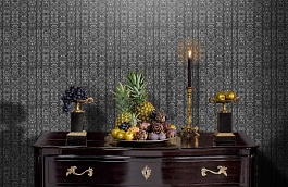 Обои JOB-03 фото в интерьере гостиной превью