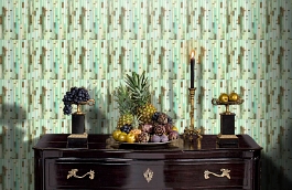 Обои PHE-03 фото в интерьере гостиной превью