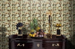 Обои PHE-06 фото в интерьере гостиной превью