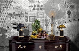 Обои P231902-0 фото в интерьере гостиной превью