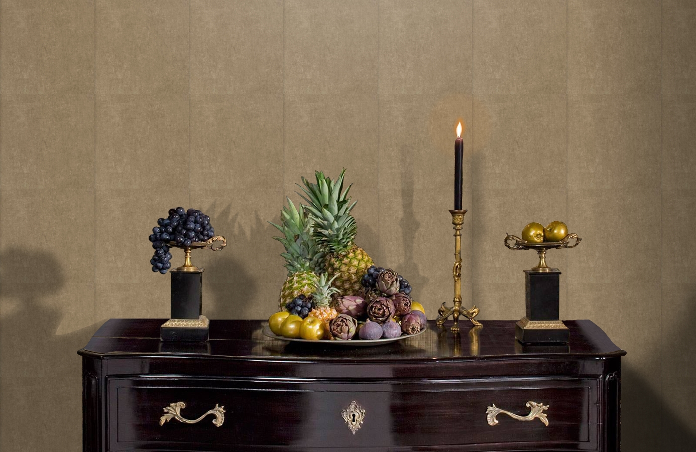 Обои 46005 фото в интерьере гостиной