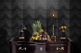 Обои 615801 фото в интерьере гостиной превью