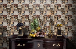 Обои 665101 фото в интерьере гостиной превью