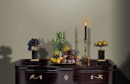 Обои Blazer Linen фото в интерьере гостиной превью