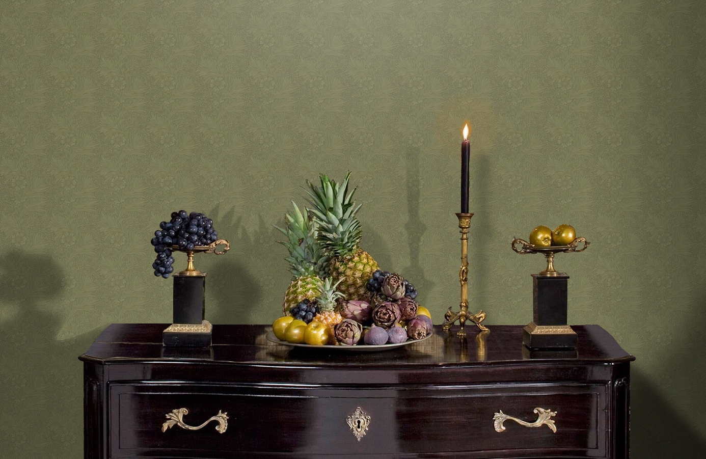 Обои KT20304 фото в интерьере гостиной