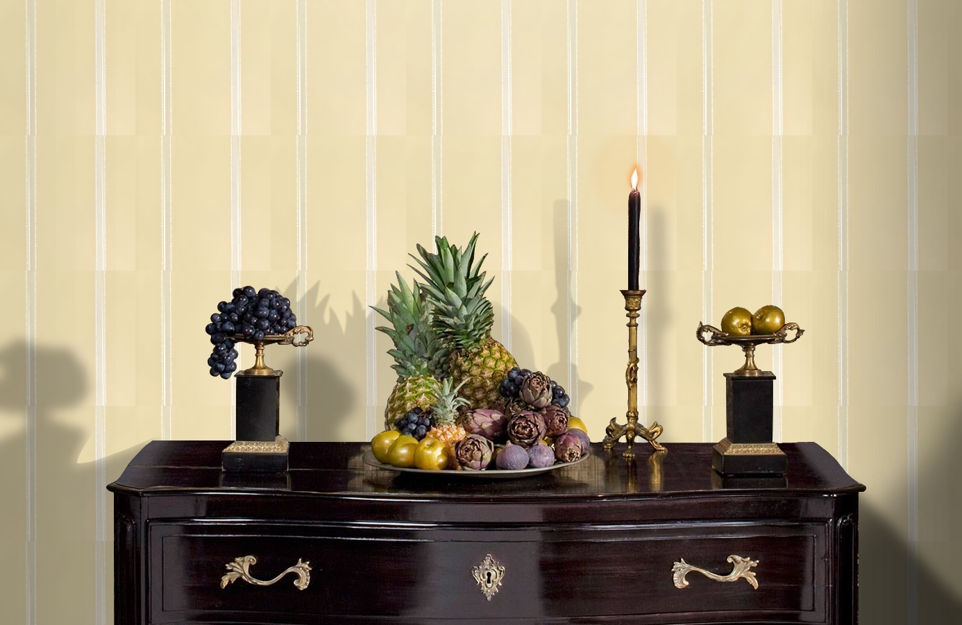 Обои PW78016-4 фото в интерьере гостиной