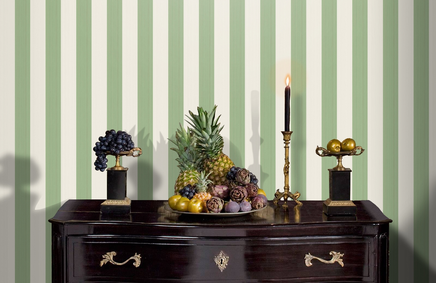 Обои 110/4022 фото в интерьере гостиной