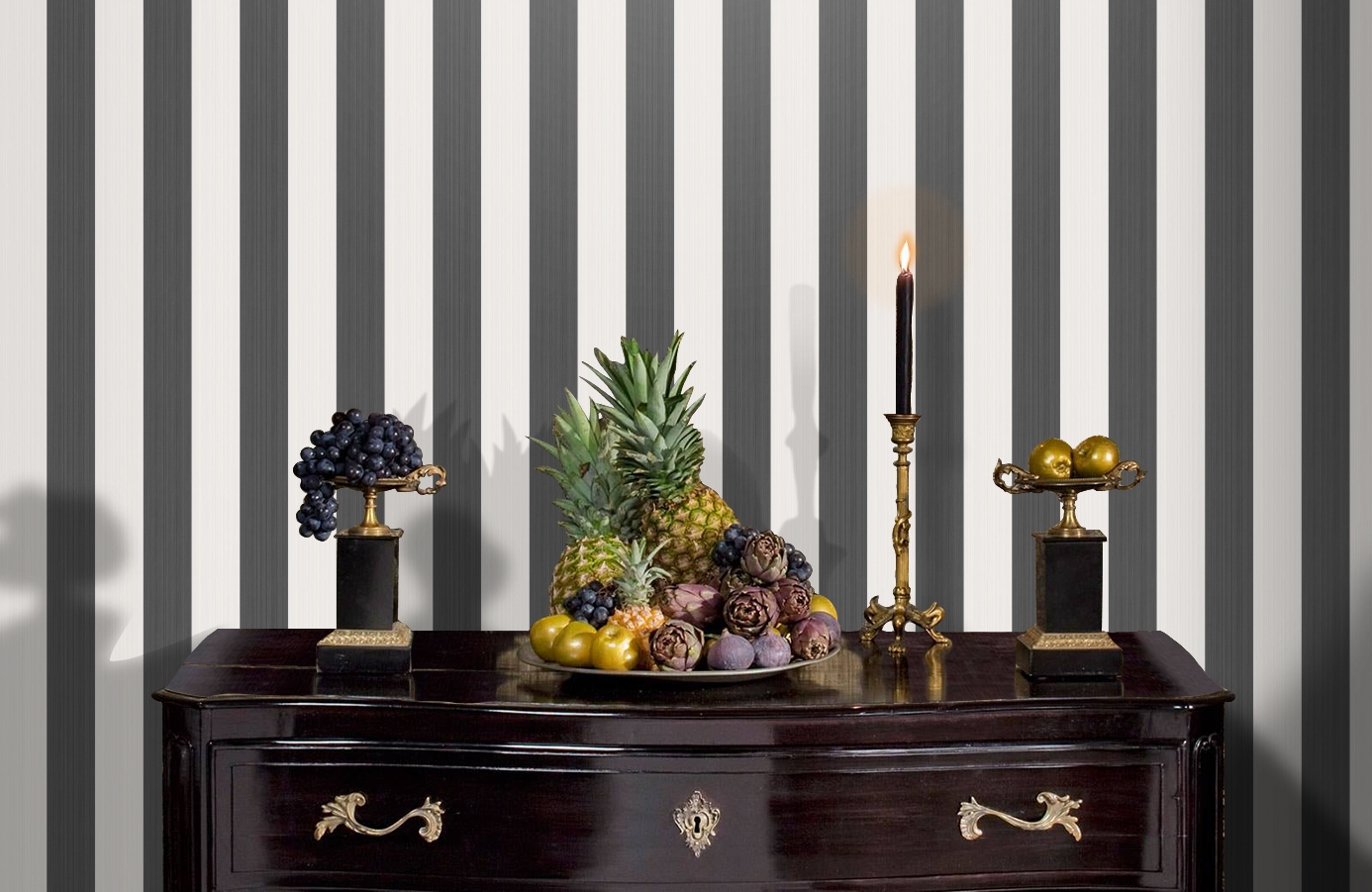 Обои 110/4025 фото в интерьере гостиной