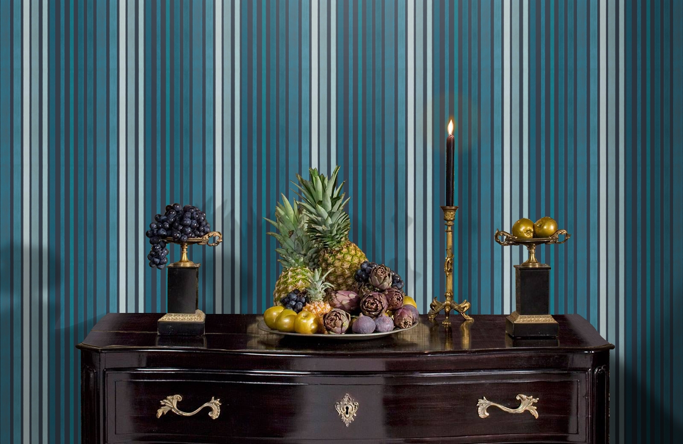 Обои 110/9042 фото в интерьере гостиной