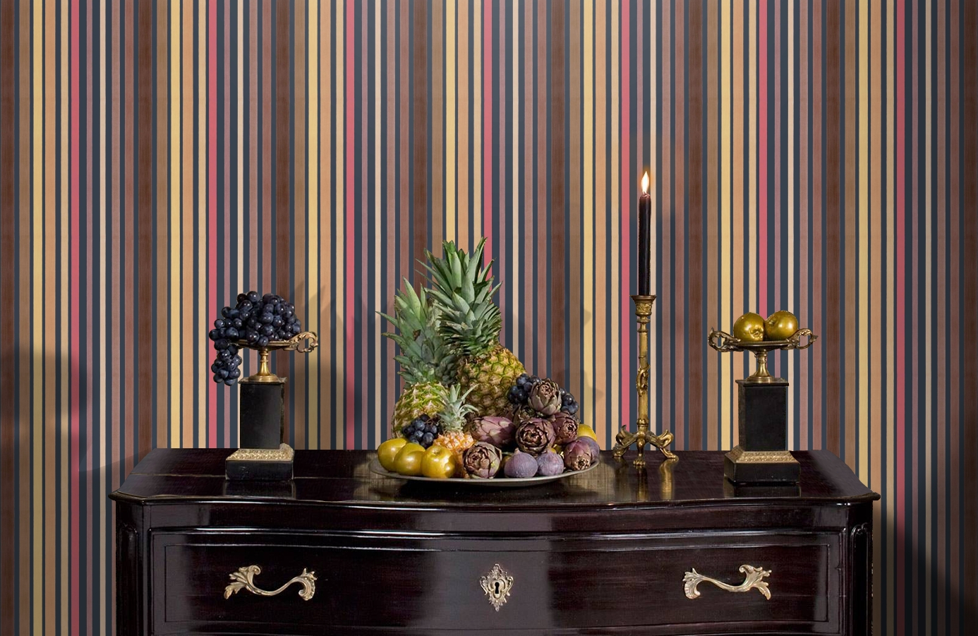 Обои 110/9044 фото в интерьере гостиной