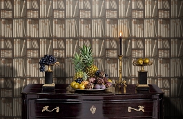 Обои 114-15030 фото в интерьере гостиной превью