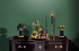 Обои 114-17035 фото в интерьере гостиной превью