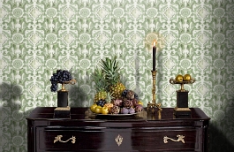 Обои 115/2005 фото в интерьере гостиной превью