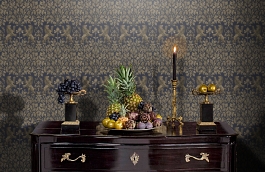 Обои 95-6033 фото в интерьере гостиной превью