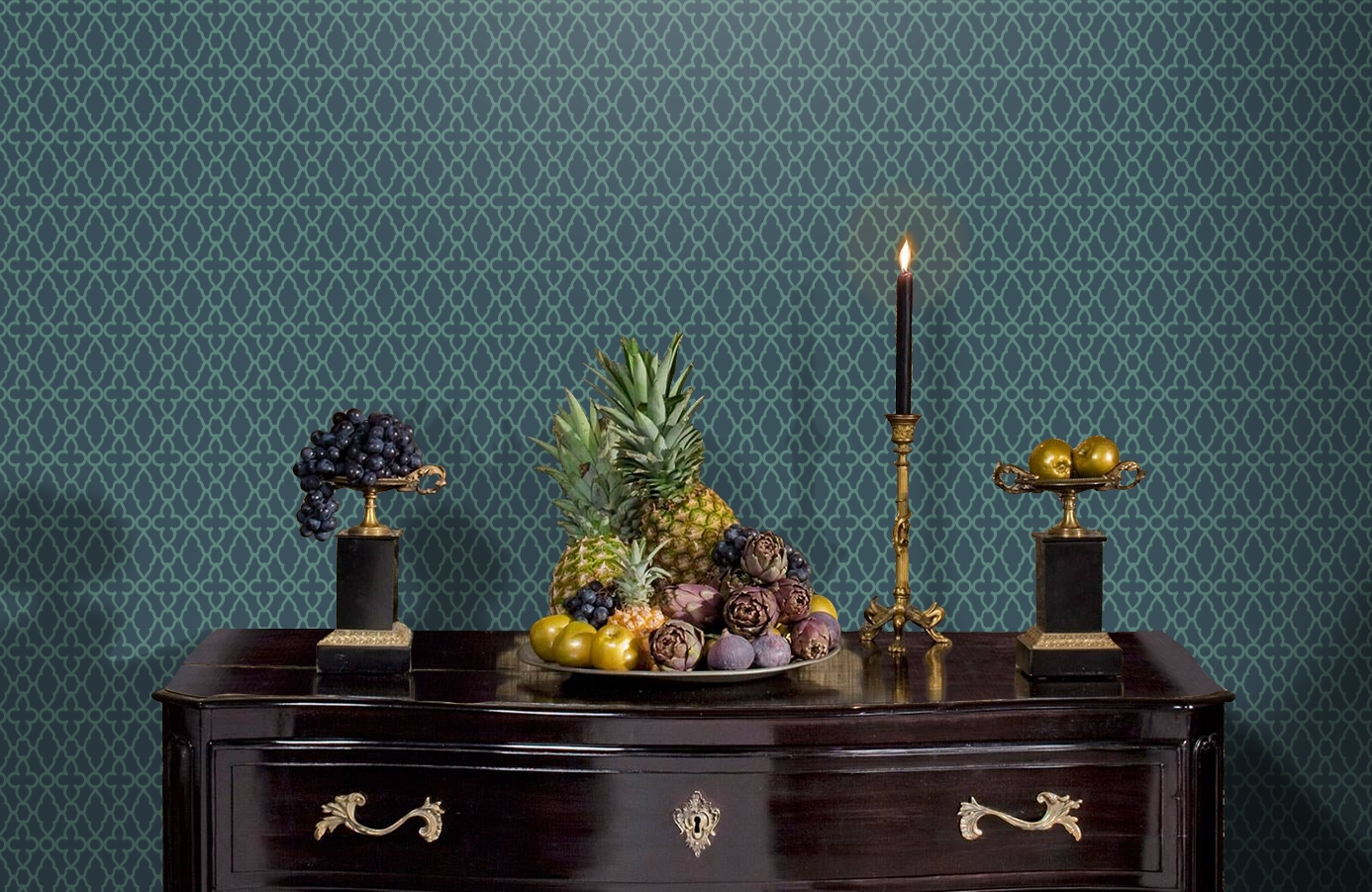 Обои 116-10037 фото в интерьере гостиной