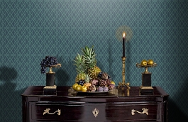 Обои 116-10037 фото в интерьере гостиной превью