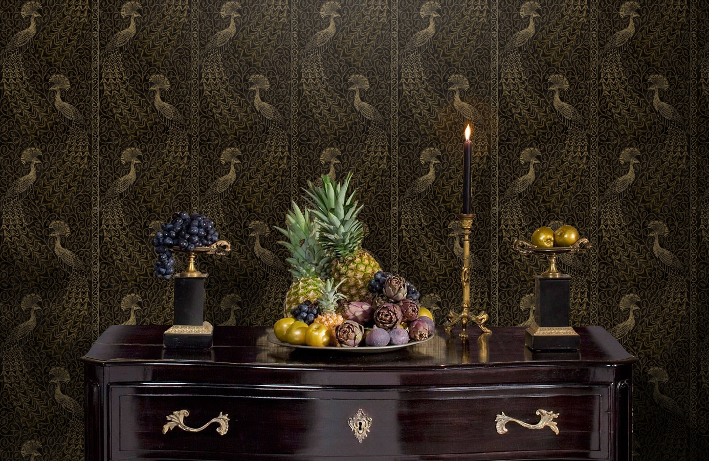 Обои 116-3010 фото в интерьере гостиной Обои 116-3010 фото в интерьере гостиной