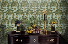 Обои 117-1002 фото в интерьере гостиной превью