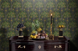 Обои 117-1003 фото в интерьере гостиной превью