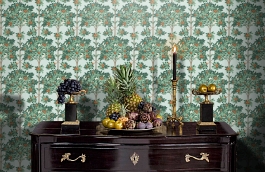 Обои 117-1004 фото в интерьере гостиной превью