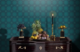 Обои 117-8021 фото в интерьере гостиной превью