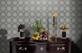 Обои 117-8022 фото в интерьере гостиной превью