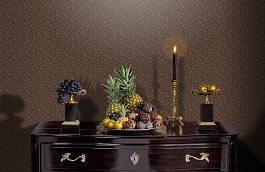 Обои 119-4018 фото в интерьере гостиной превью