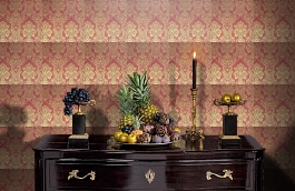 Обои 220C-05 фото в интерьере гостиной превью