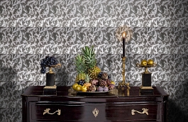 Обои 226C-07 фото в интерьере гостиной превью