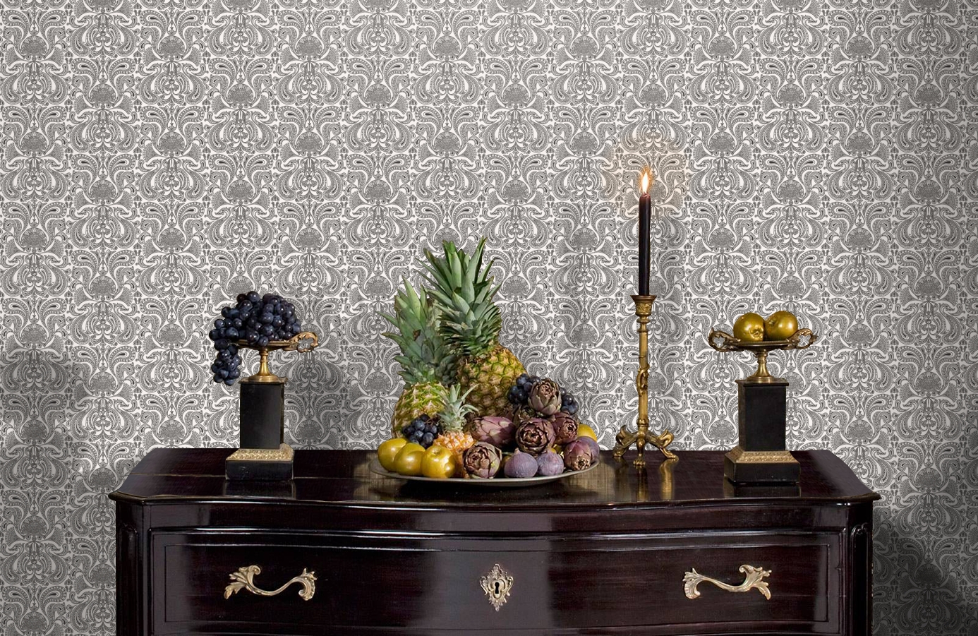 Обои 66/1004 фото в интерьере гостиной