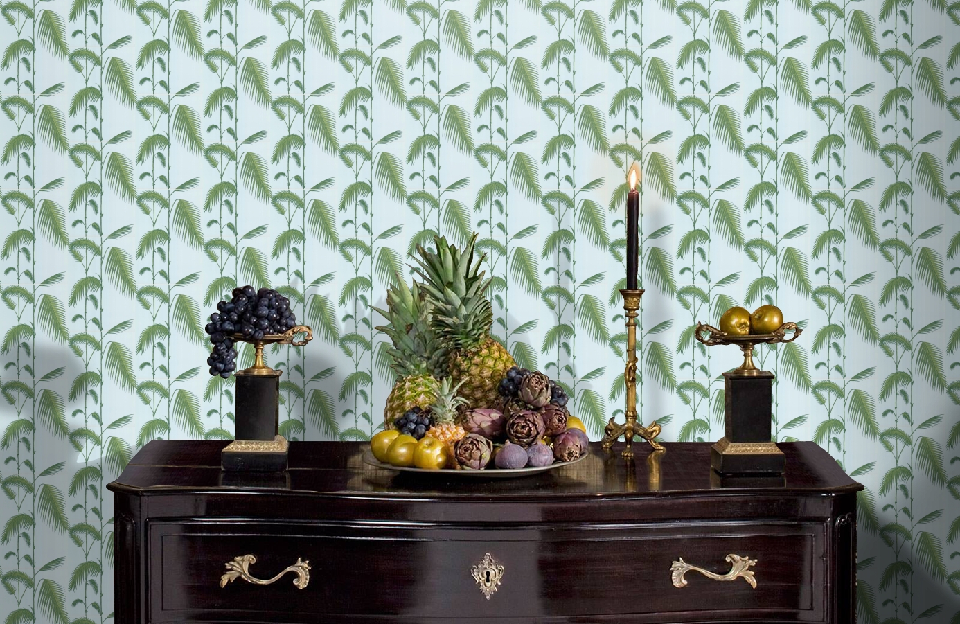 Обои 66/2010 фото в интерьере гостиной