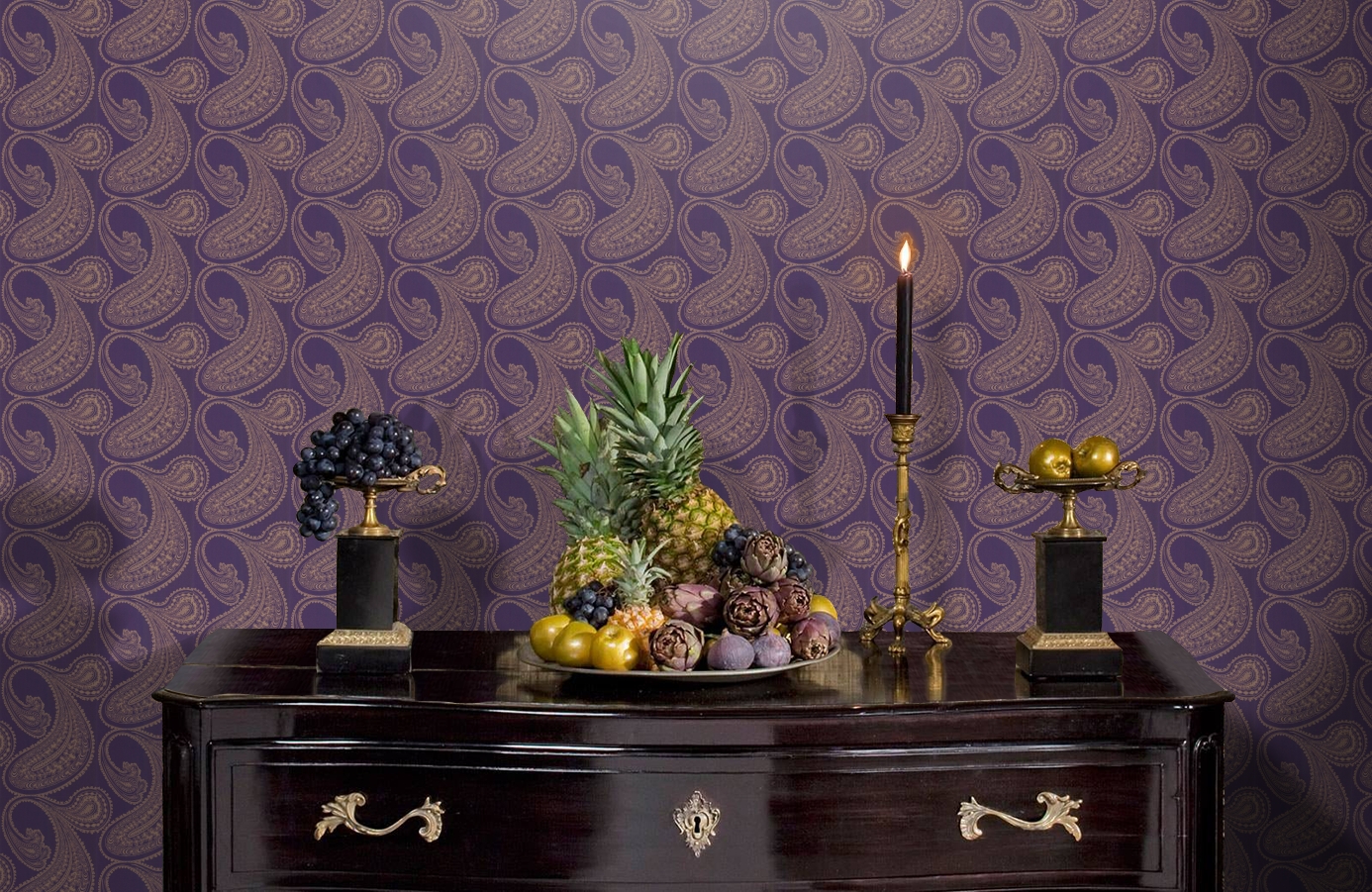 Обои 66/5040 фото в интерьере гостиной