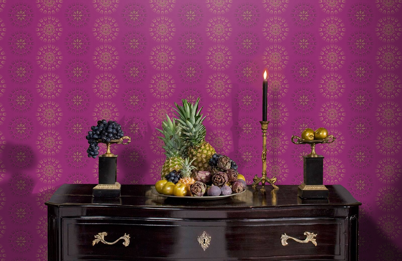 Обои 69/1103 фото в интерьере гостиной