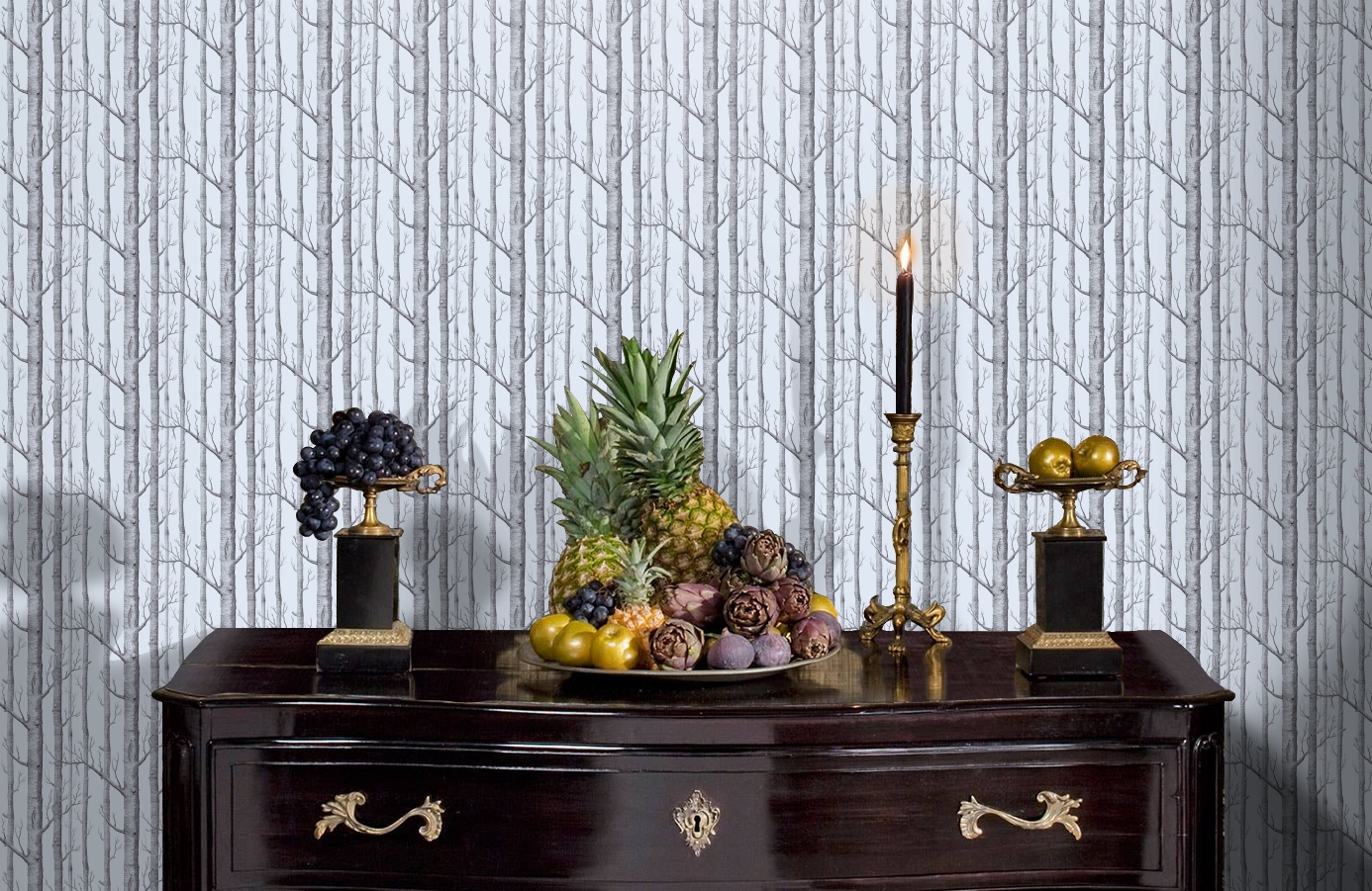 Обои 69/12150 фото в интерьере гостиной