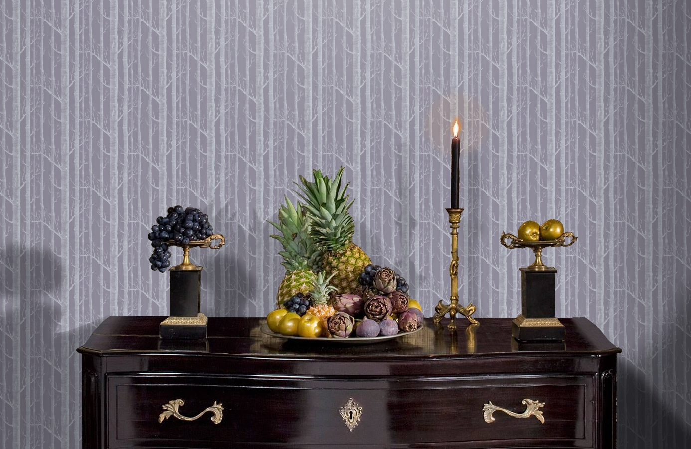 Обои 69/12151 фото в интерьере гостиной