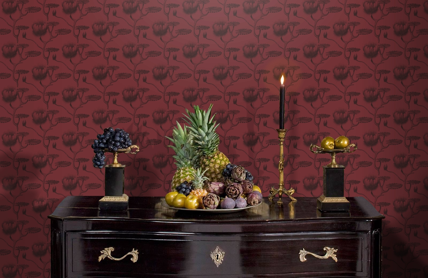 Обои 69/3111 фото в интерьере гостиной