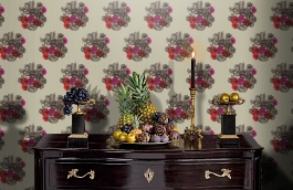 Обои 77/3011 фото в интерьере гостиной превью