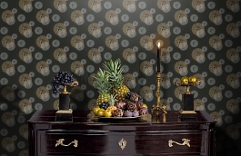 Обои 77/9033 фото в интерьере гостиной превью