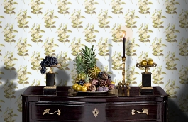 Обои 81/6023 фото в интерьере гостиной превью