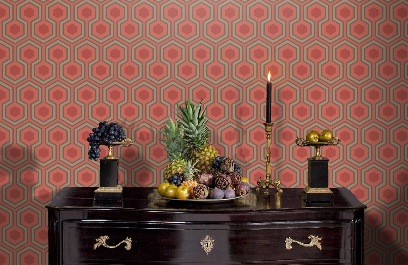 Обои 95-6038 фото в интерьере гостиной