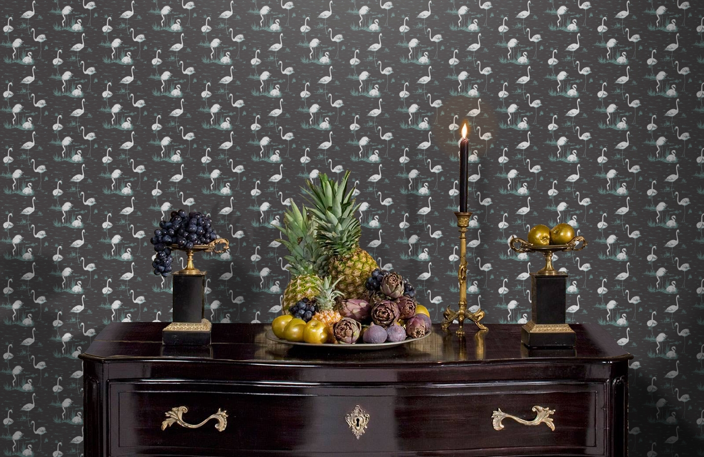 Обои 95-8048 фото в интерьере гостиной Обои 95-8048 фото в интерьере гостиной