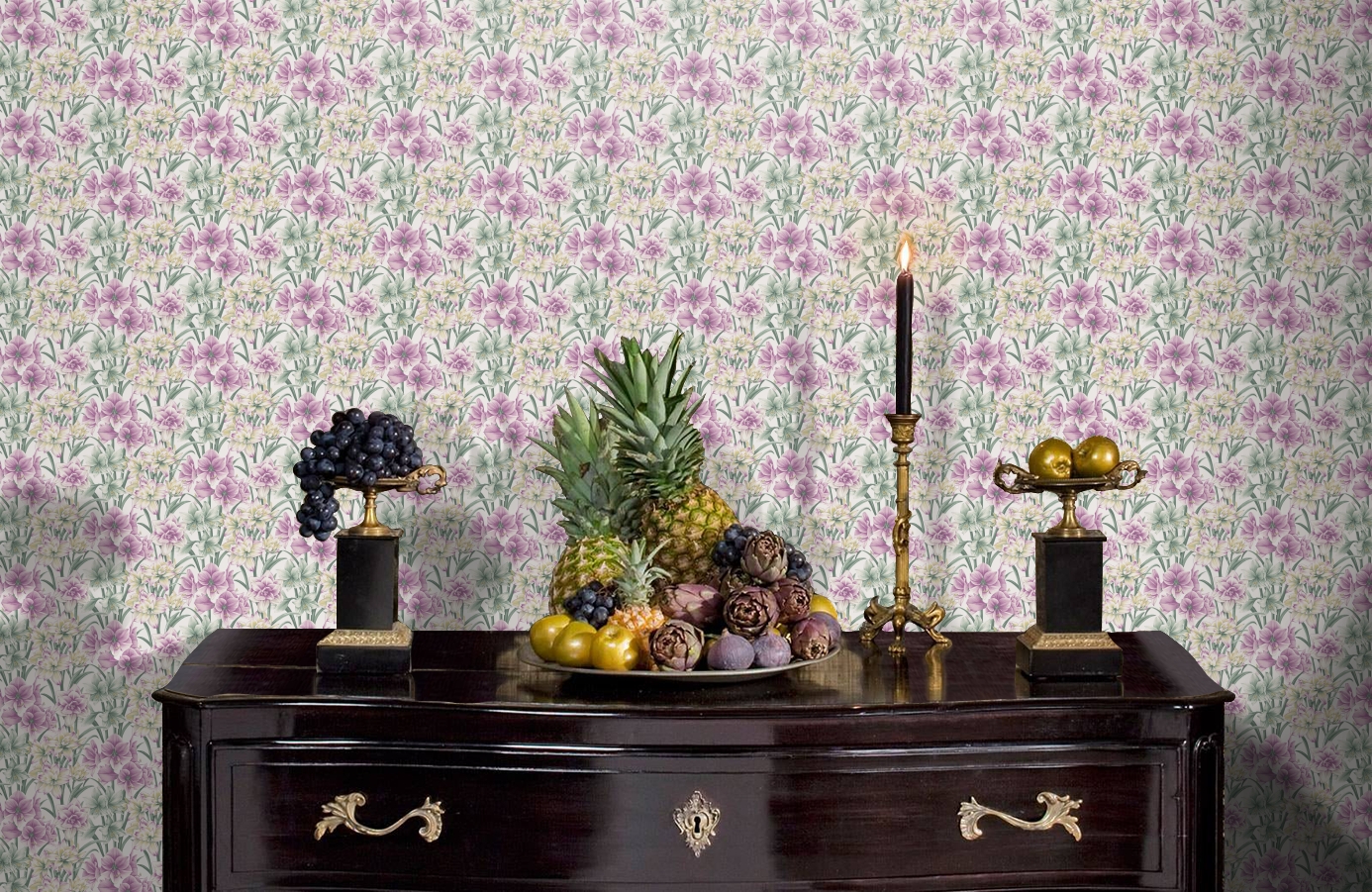 Обои 98/6024 фото в интерьере гостиной